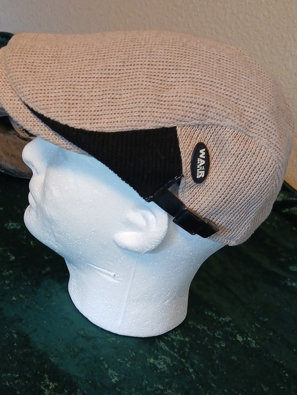 Beige and Black Men's Hat Dapper